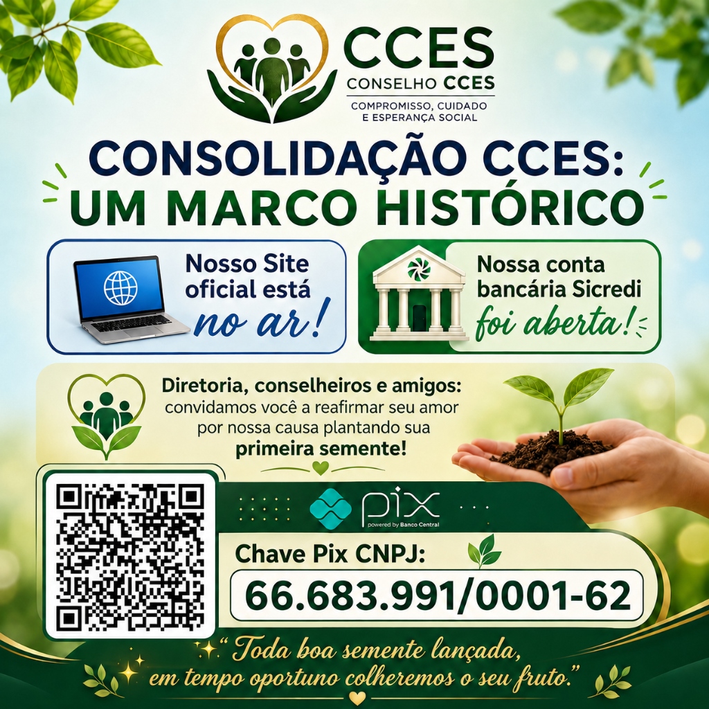 Flyer de Doação Pix do Conselho